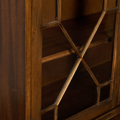 英国 クラシック エドワーディアン 様式 ブックケース カップボード