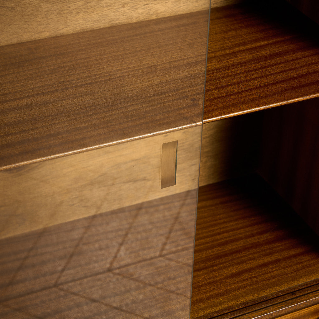 英国ヴィンテージ ガラスキャビネット