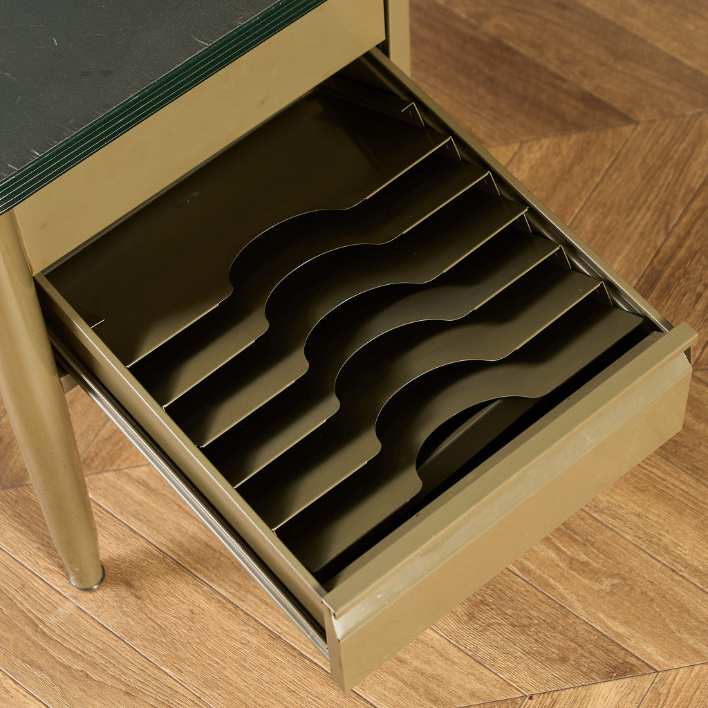 ベルギー ヴィンテージ 片袖 デスク