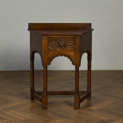 英国 クラシック 引き出し付き サイドテーブル #90096