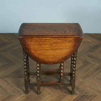 英国クラシック ドロップリーフ ゲートレッグテーブル #83843