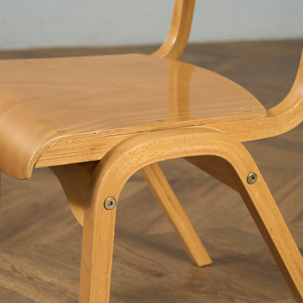 ヴィンテージ スタッキング スクールチェア