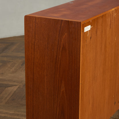 ヴィンテージ ガラスブックケース  カスタム アイアンヘアピンレッグ