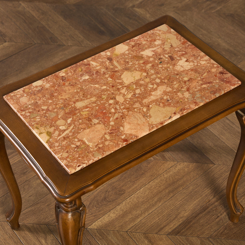 英国 クラシック 大理石 ネストテーブル サイドテーブル #96617