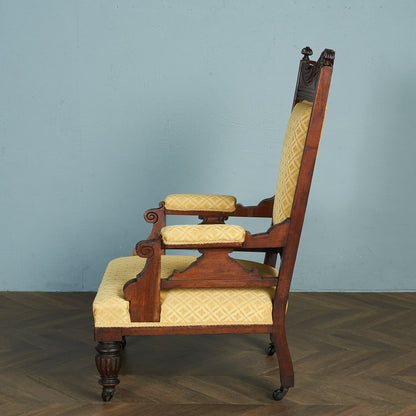 英国クラシック エドワーディアン様式 ナーシングチェア