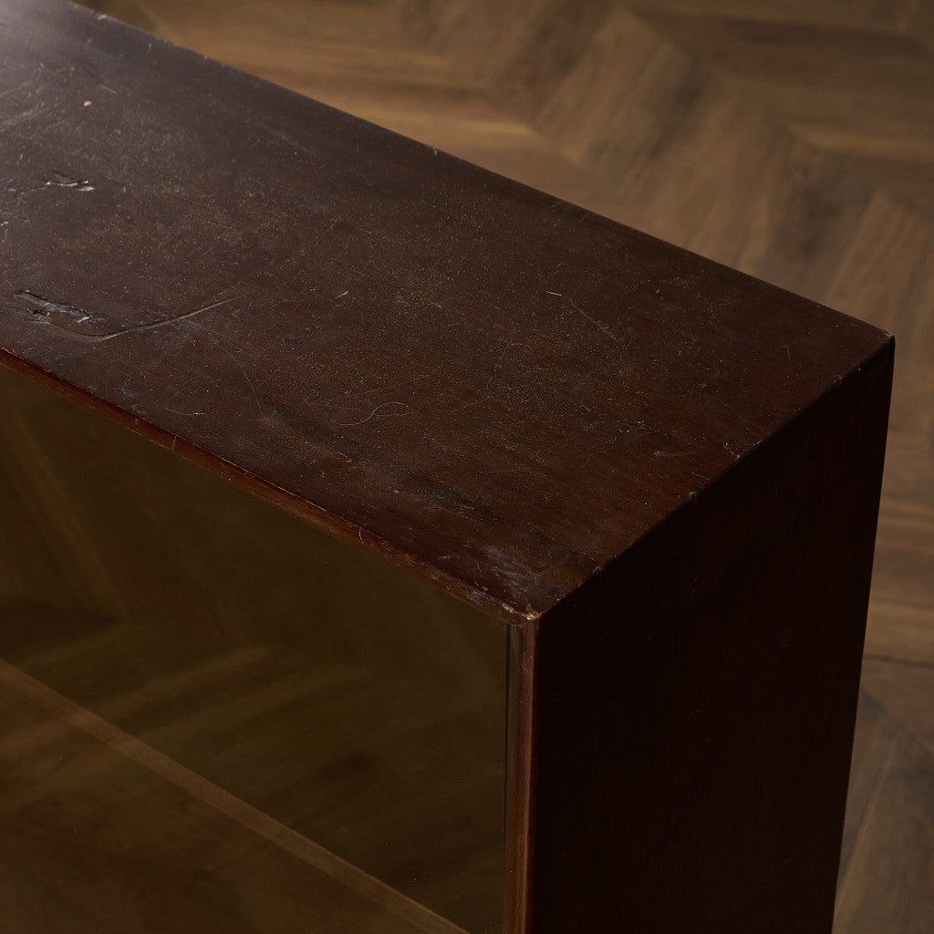 ヴィンテージ ガラスキャビネット 本棚