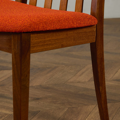 スラットバックチェア 座面張替え済み