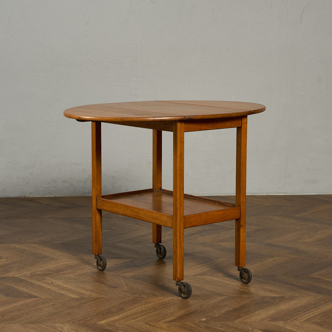 英国 ヴィンテージ ドロップリーフ トロリー ワゴン