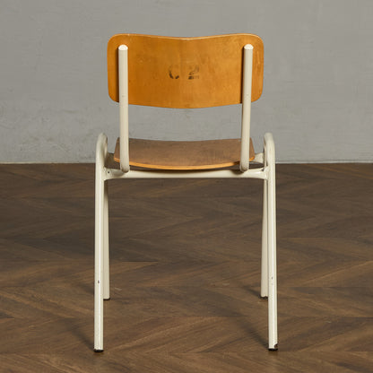 イギリス ヴィンテージ スタッキング スクールチェア #90101