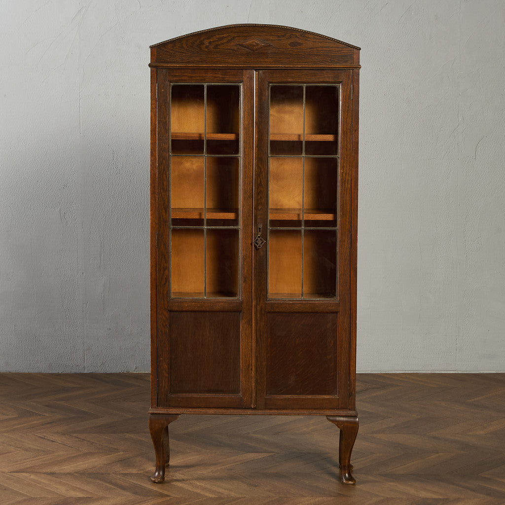 L3705-269 英国ヴィンテージ Jentique ブックケース 食器棚 英国 クラシック オーク材 ブックケース 食器棚 #94371 – camori