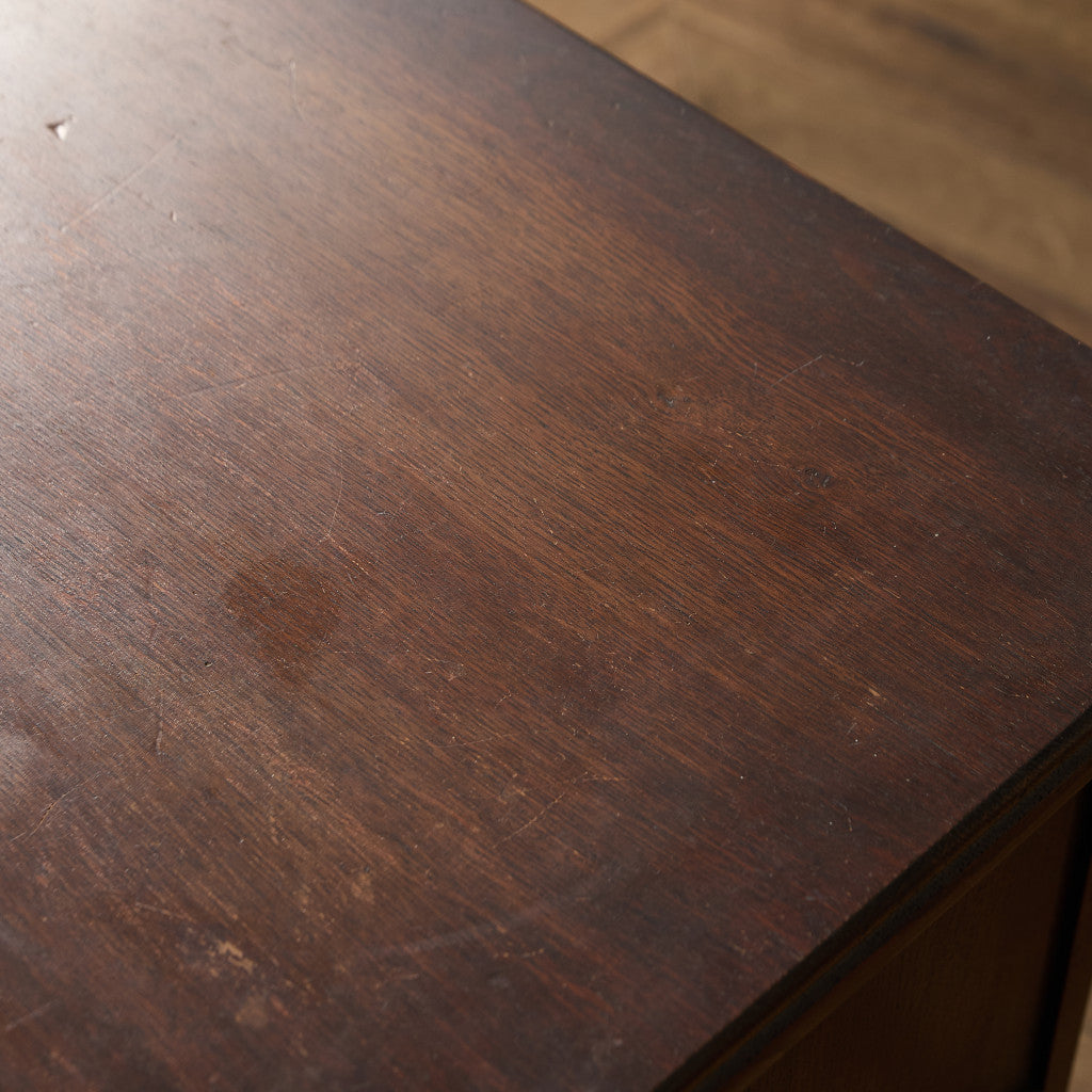 英国 クラシック オーク材 ブランケットボックス