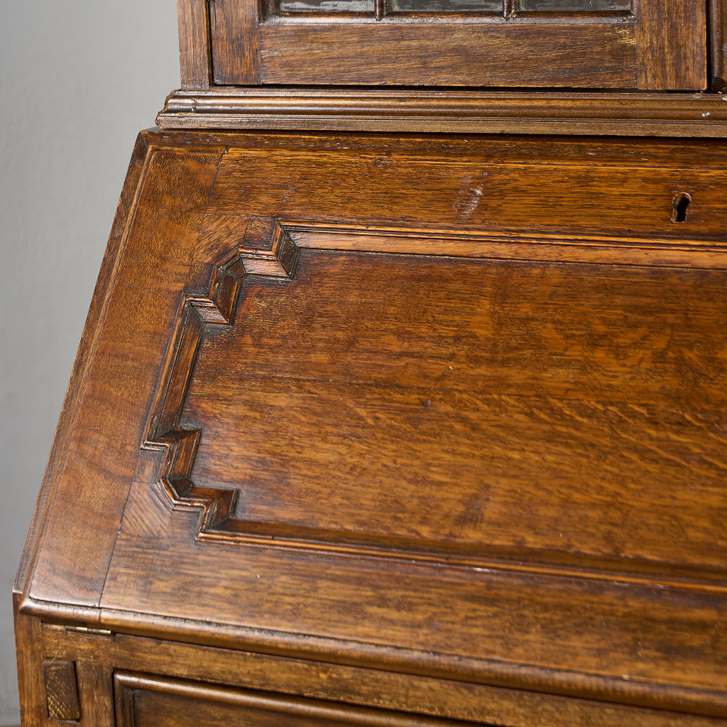 英国 クラシック ビューロー ブックケース デスク