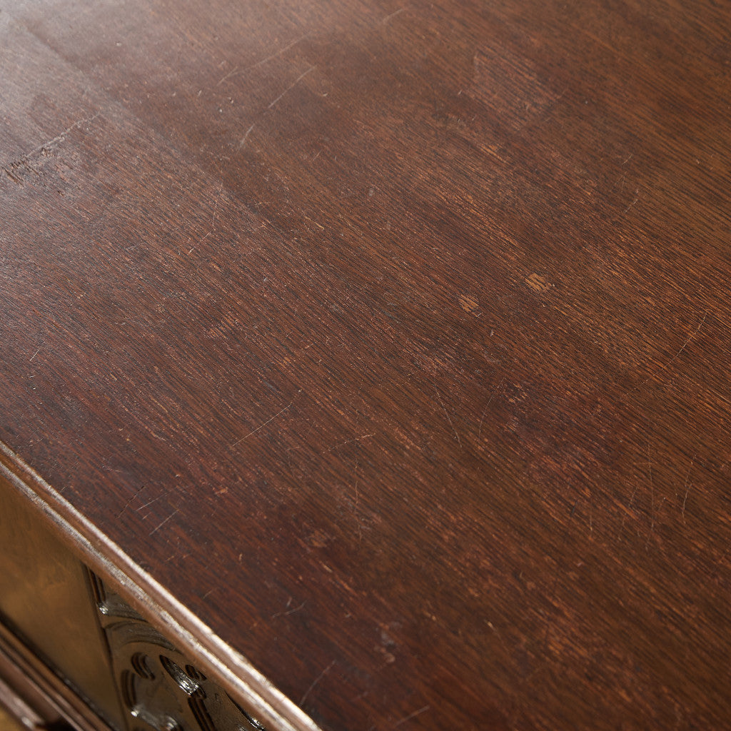 英国 クラシック オーク材 ブランケットボックス