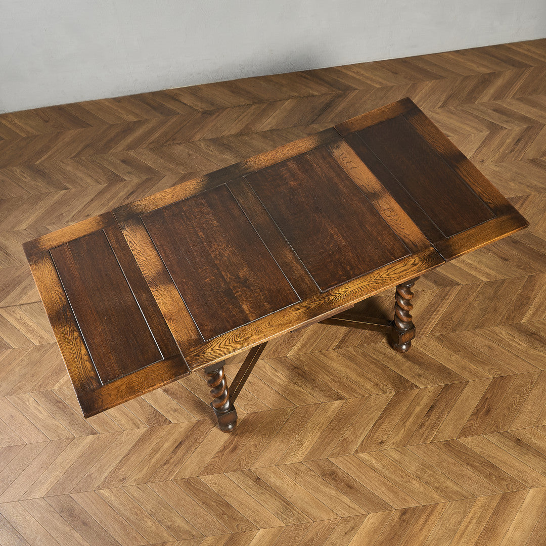 英国 クラシック ドローリーフ ダイニングテーブル