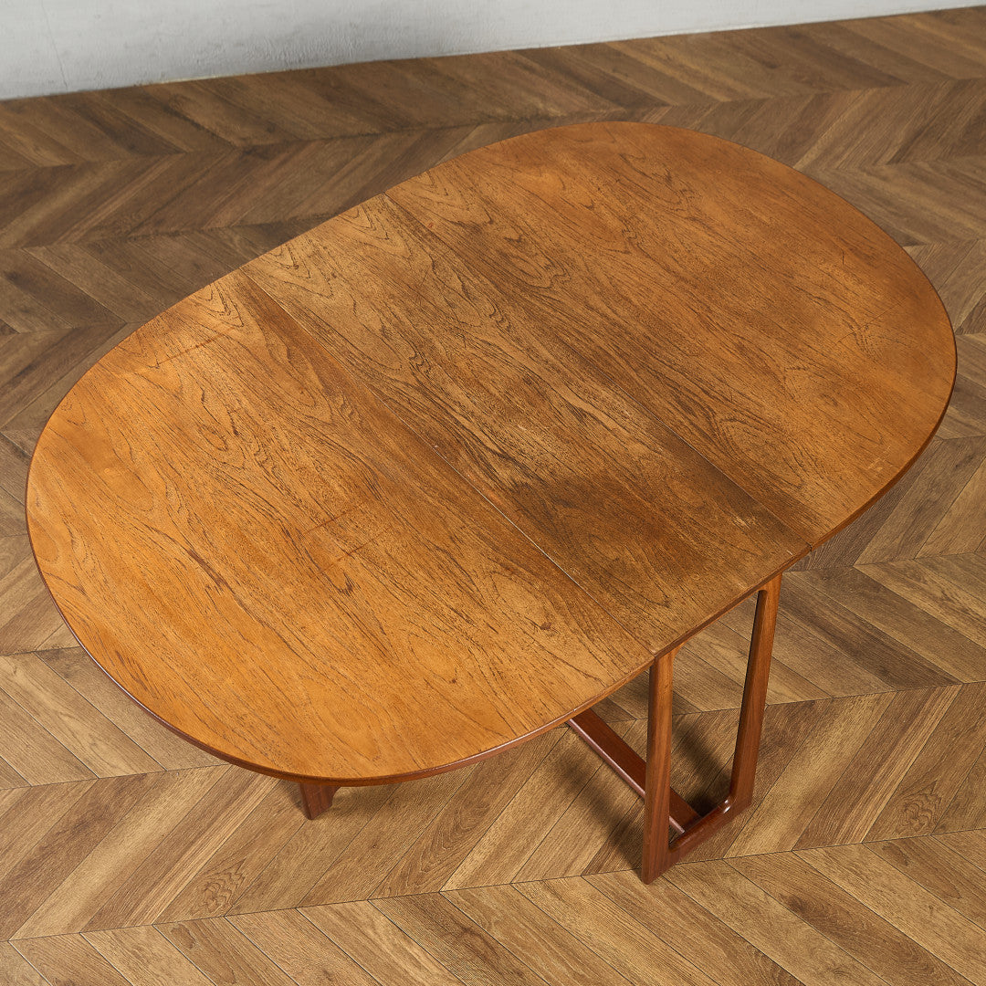 イギリス ヴィンテージ ドロップリーフ ゲートレッグテーブル