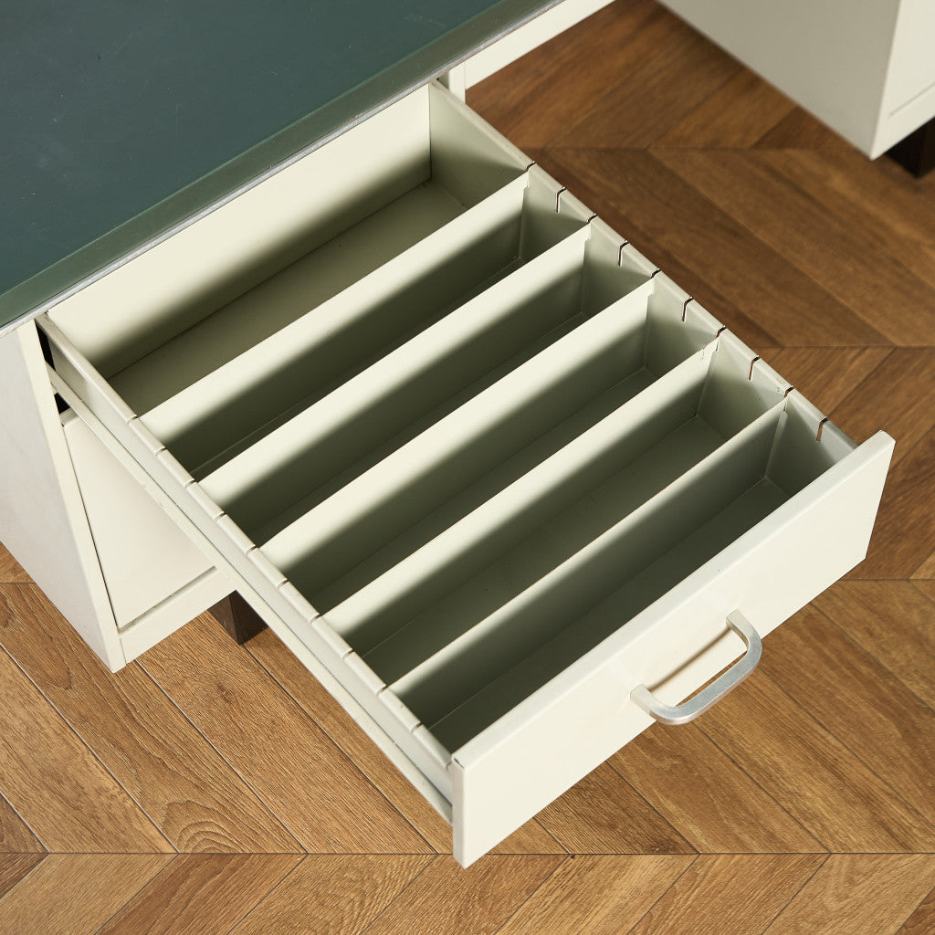 英国 ヴィンテージ 両袖 デスク