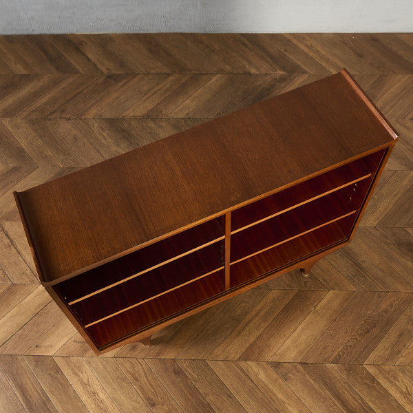 ヴィンテージ ナロー オープン ブックケース