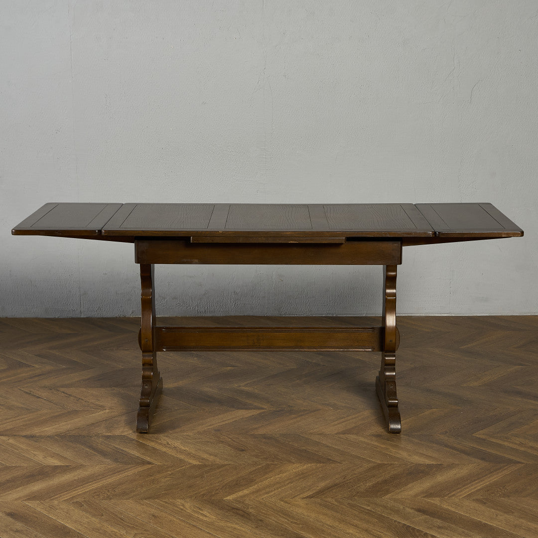 英国 クラシック ドローリーフ ダイニングテーブル #90008