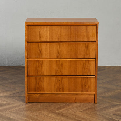 英国 ヴィンテージ 4段 チェスト #90033