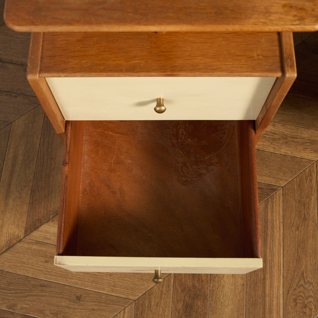 Chinese white ヴィンテージ ドレッサーデスク 初期ゴールドラベル