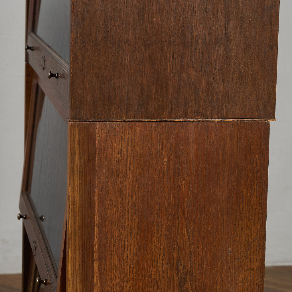 英国 アンティーク 3段 スタッキング ブックケース