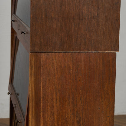 英国 アンティーク 3段 スタッキング ブックケース