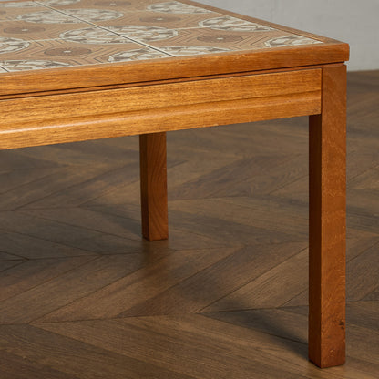 イギリス ヴィンテージ タイルトップ コーヒーテーブル センターテーブル