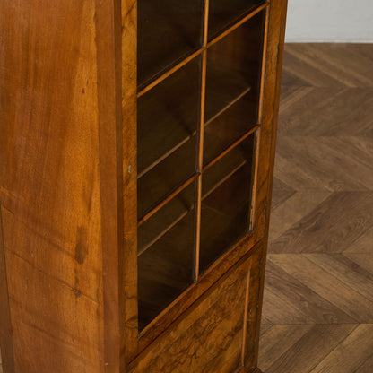 英国 クラシック ウォールナット ブックケース