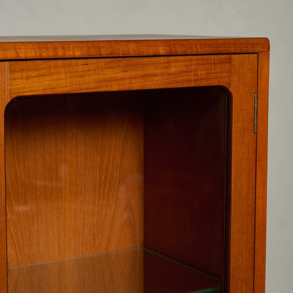 Fresco ガラス ブックケース カスタム アイアン ヘアピンレッグ