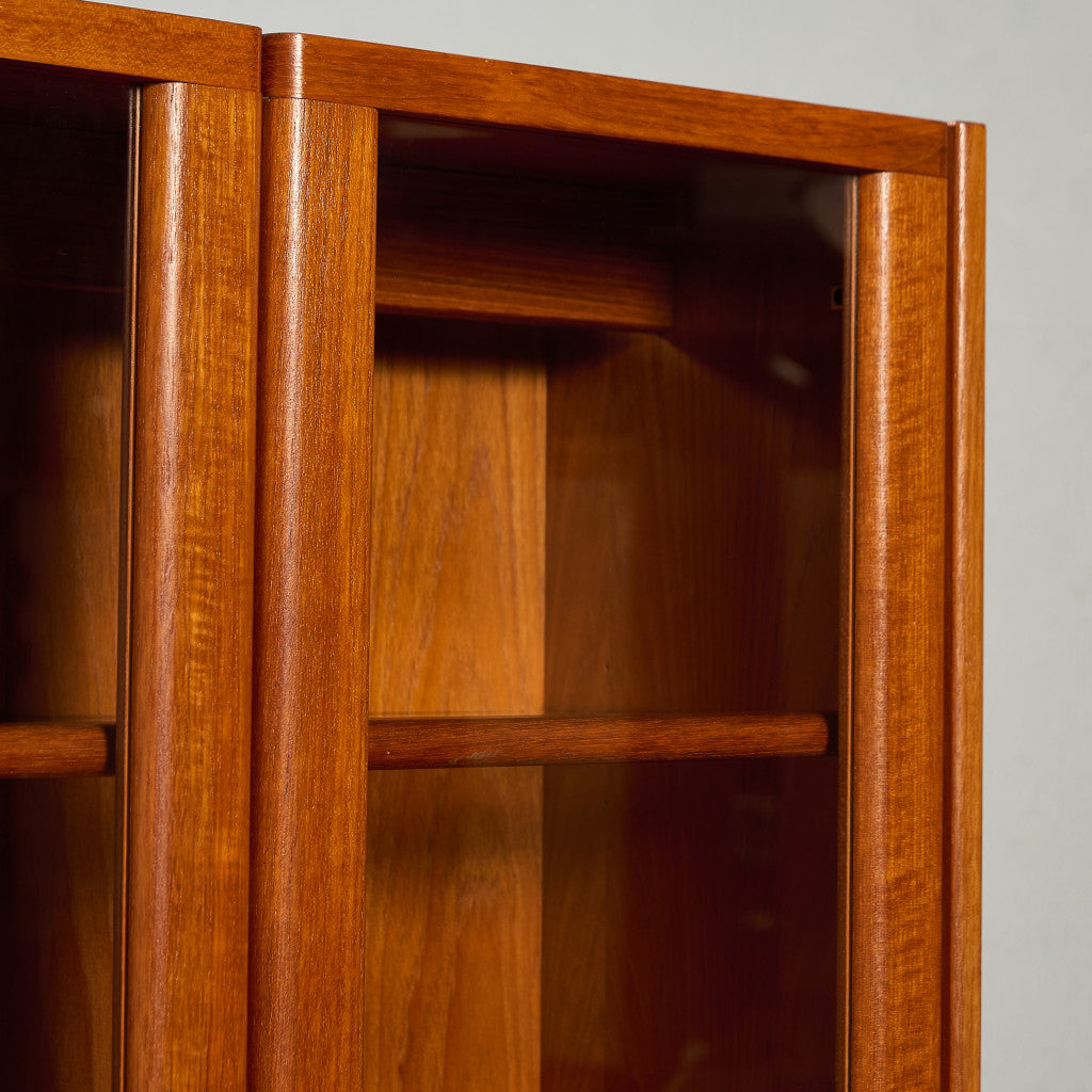 ヴィンテージ ガラス キャビネット