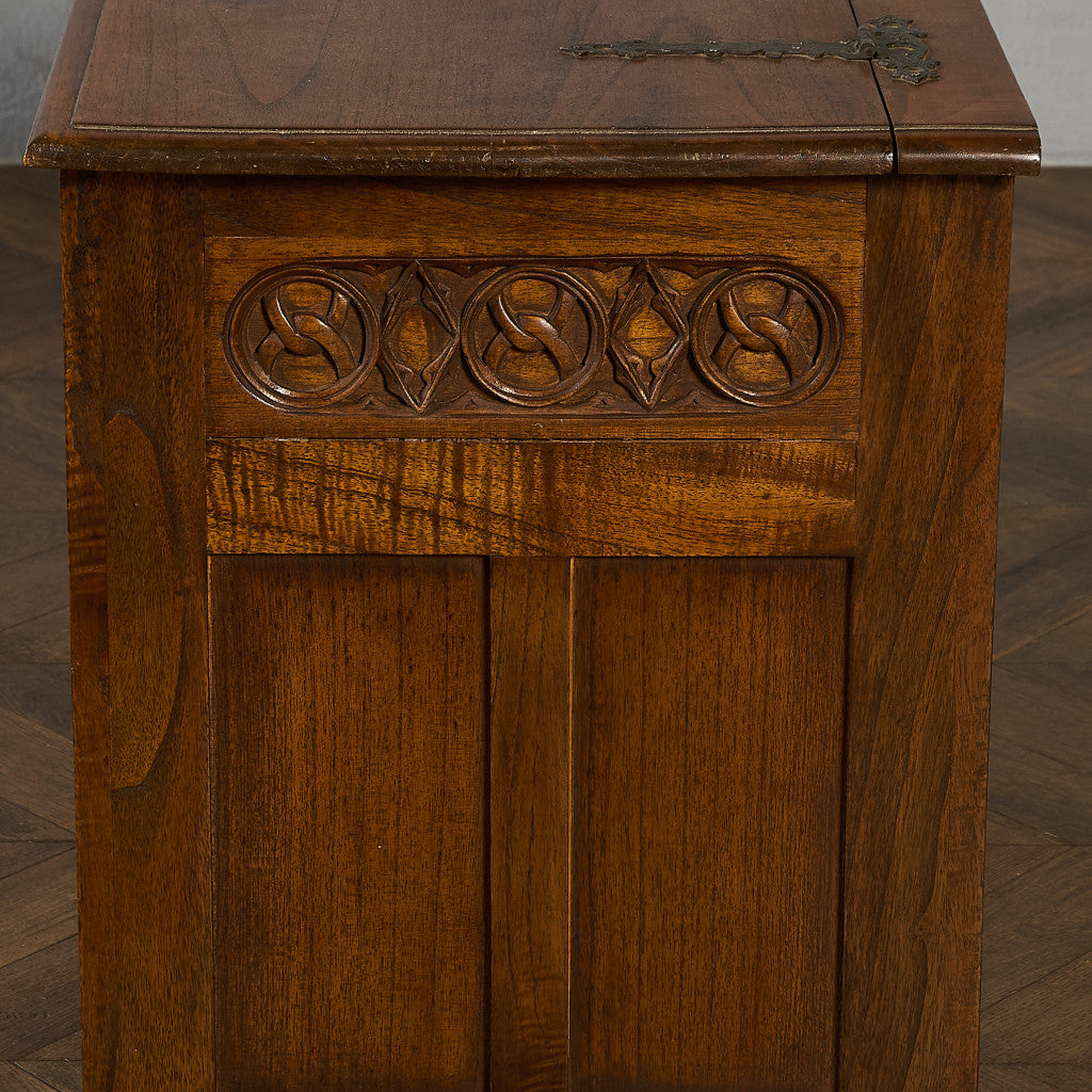 英国 クラシック オーク ブランケットボックス