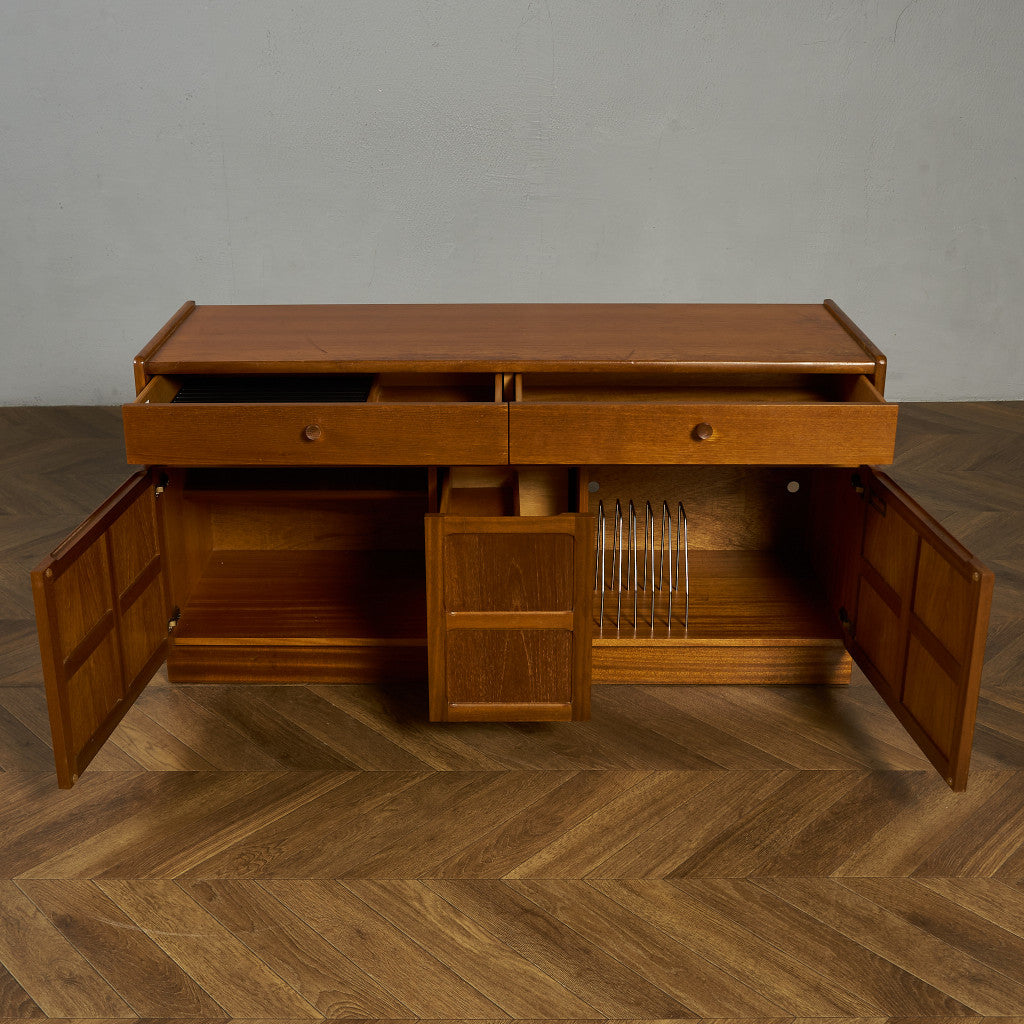 ネイサン Nathan 十字扉 ヴィンテージ ミュージックキャビネット サイドボード #89830