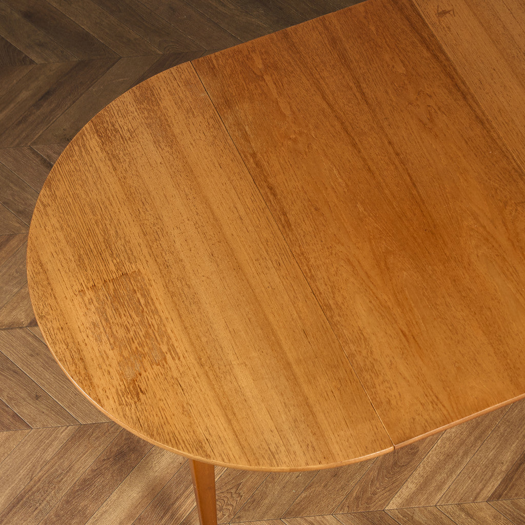 デンマーク エクステンション ラウンド ダイニングテーブル