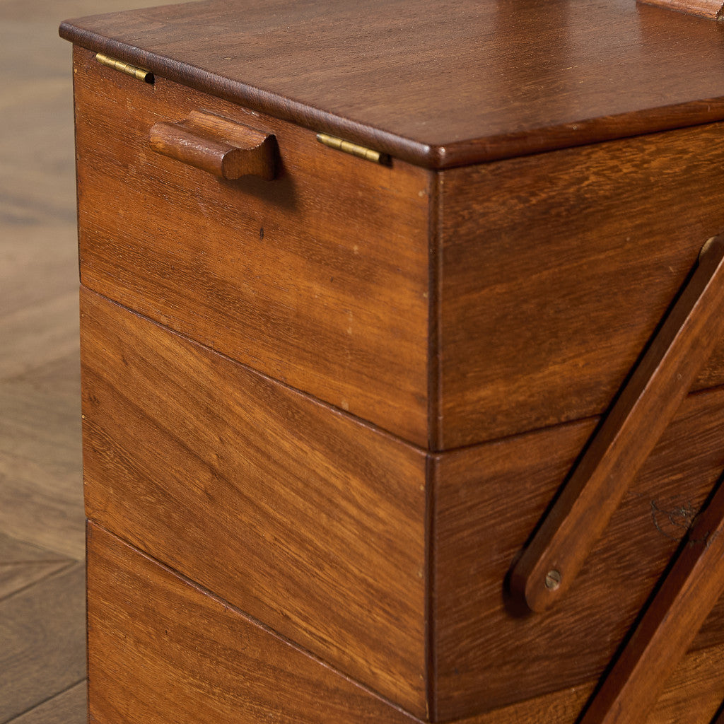 英国 ヴィンテージ ソーイングボックス #95619