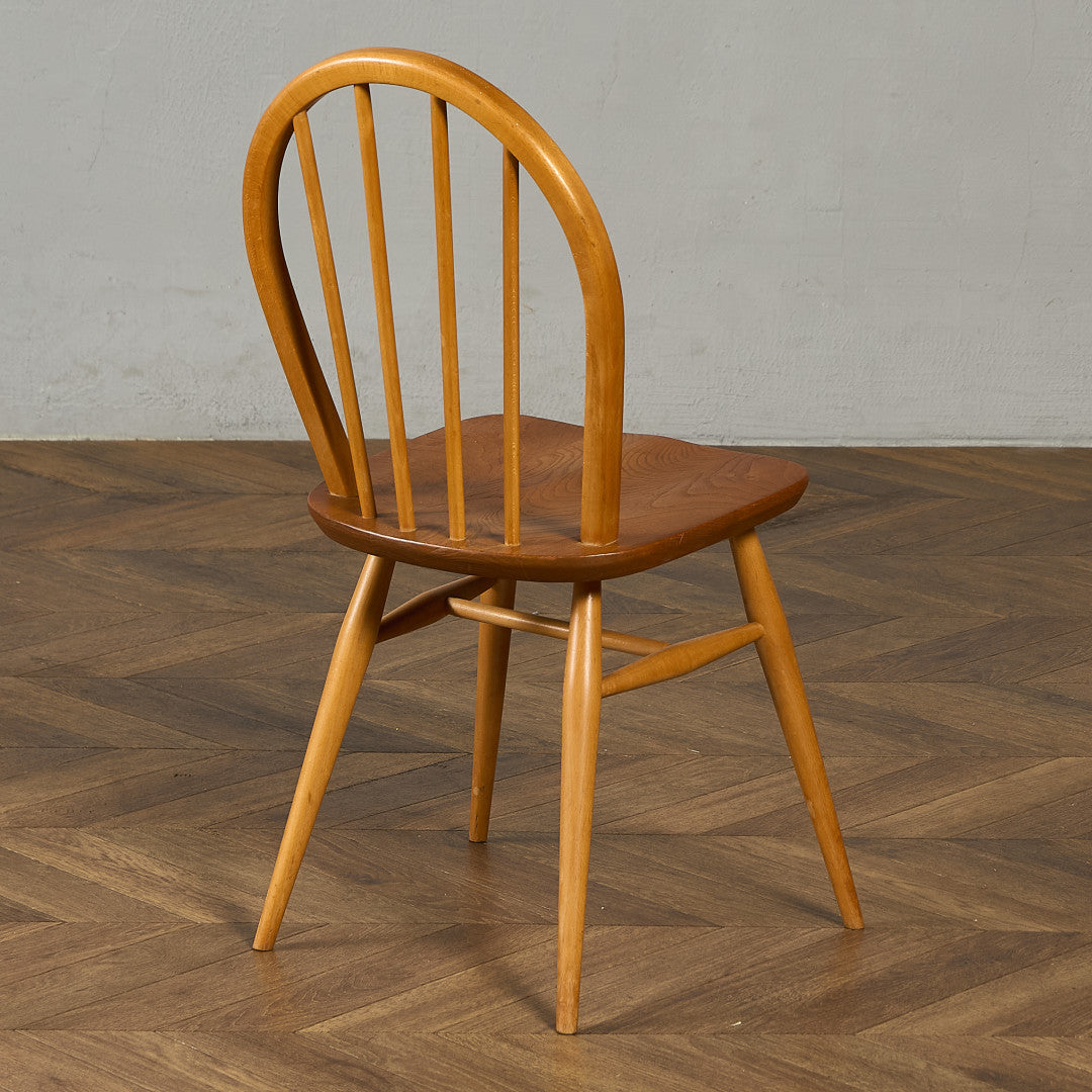 アーコール ERCOL ヴィンテージ 4本 スポーク フープバックチェア ラウンドゴールドラベル #89772