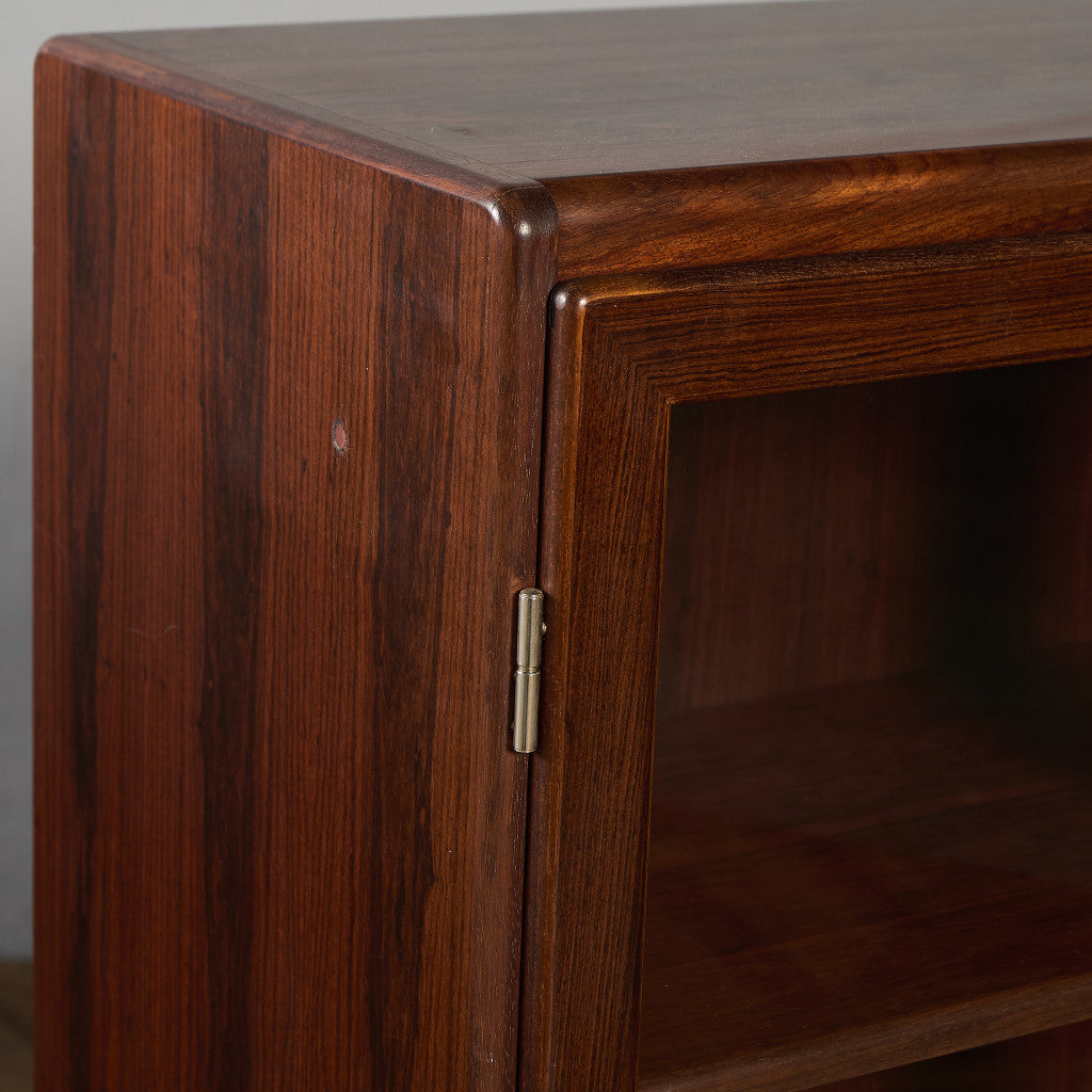 デンマーク ヴィンテージ ブックケース カスタム アイアンヘアピンレッグ