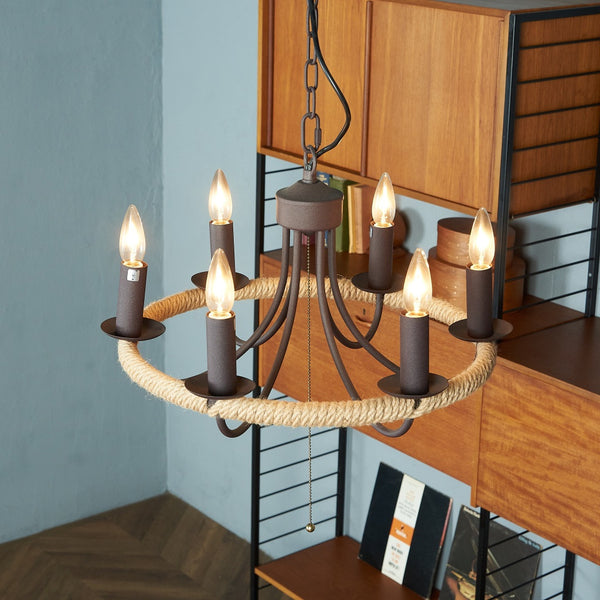 HERMOSA ハモサ CIRCLE ROPE CHANDELIER #76671 – camori ヴィンテージ家具・北欧インテリアの通販サイト