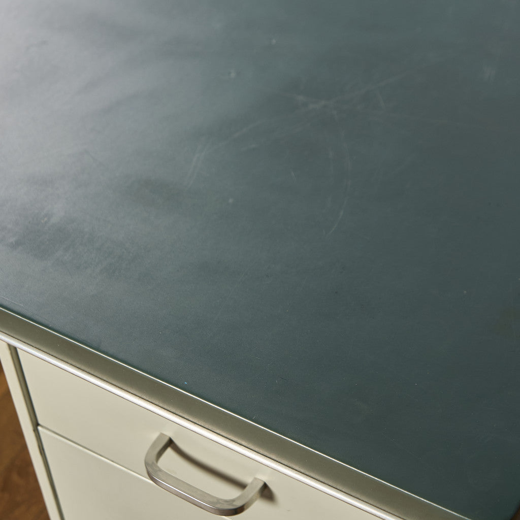 英国 ヴィンテージ 両袖 デスク