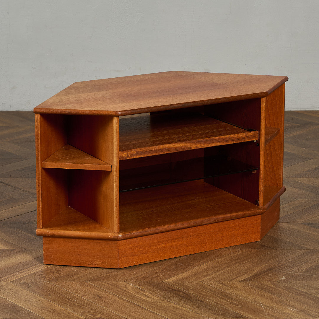 ヴィンテージ コーナー キャビネット  AVボード