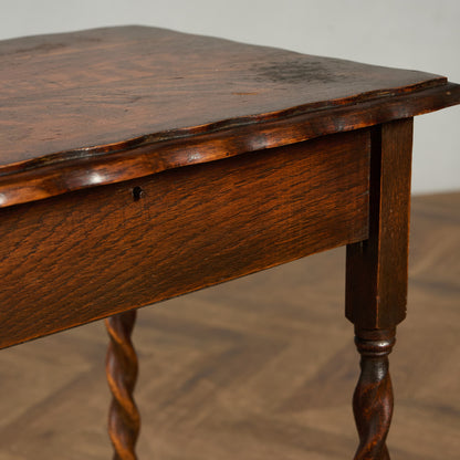 英国 クラシック バーリーシュガーツイスト サイドテーブル #91801