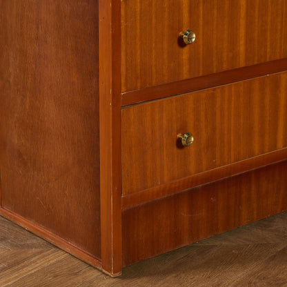 英国 ヴィンテージ 6段 トール チェスト