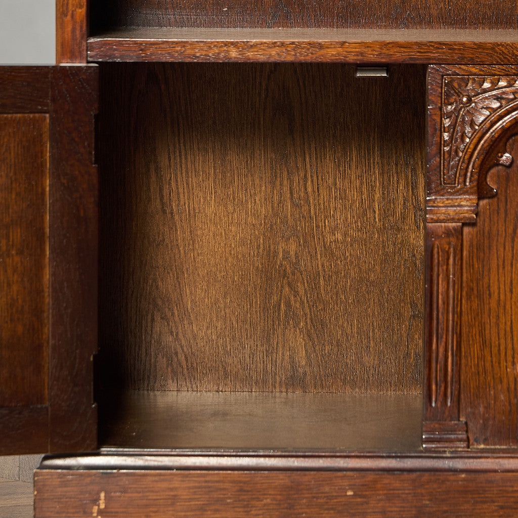 英国 クラシック オーク材 キャビネット