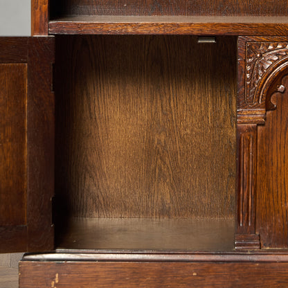 英国 クラシック オーク材 キャビネット