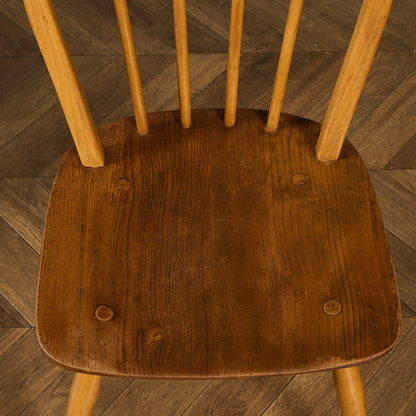 アーコール ERCOL ヴィンテージ 4本 スポーク フープバックチェア ラウンドゴールドラベル #89987