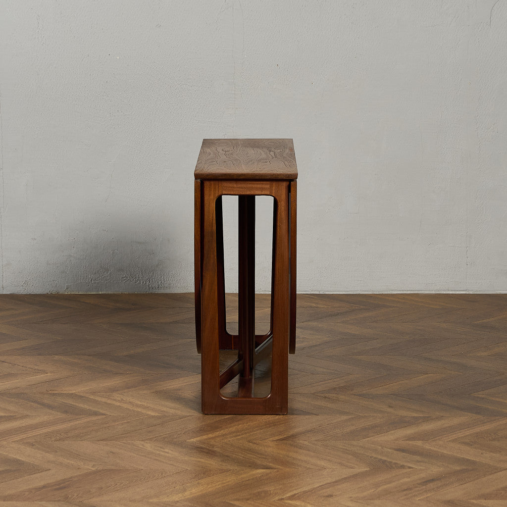 イギリス ヴィンテージ ドロップリーフ ゲートレッグテーブル #97206