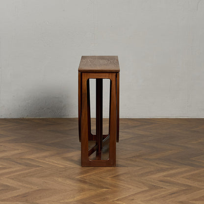 イギリス ヴィンテージ ドロップリーフ ゲートレッグテーブル