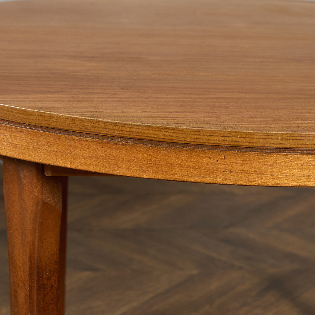 英国 ヴィンテージ エクステンション ラウンド ダイニングテーブル