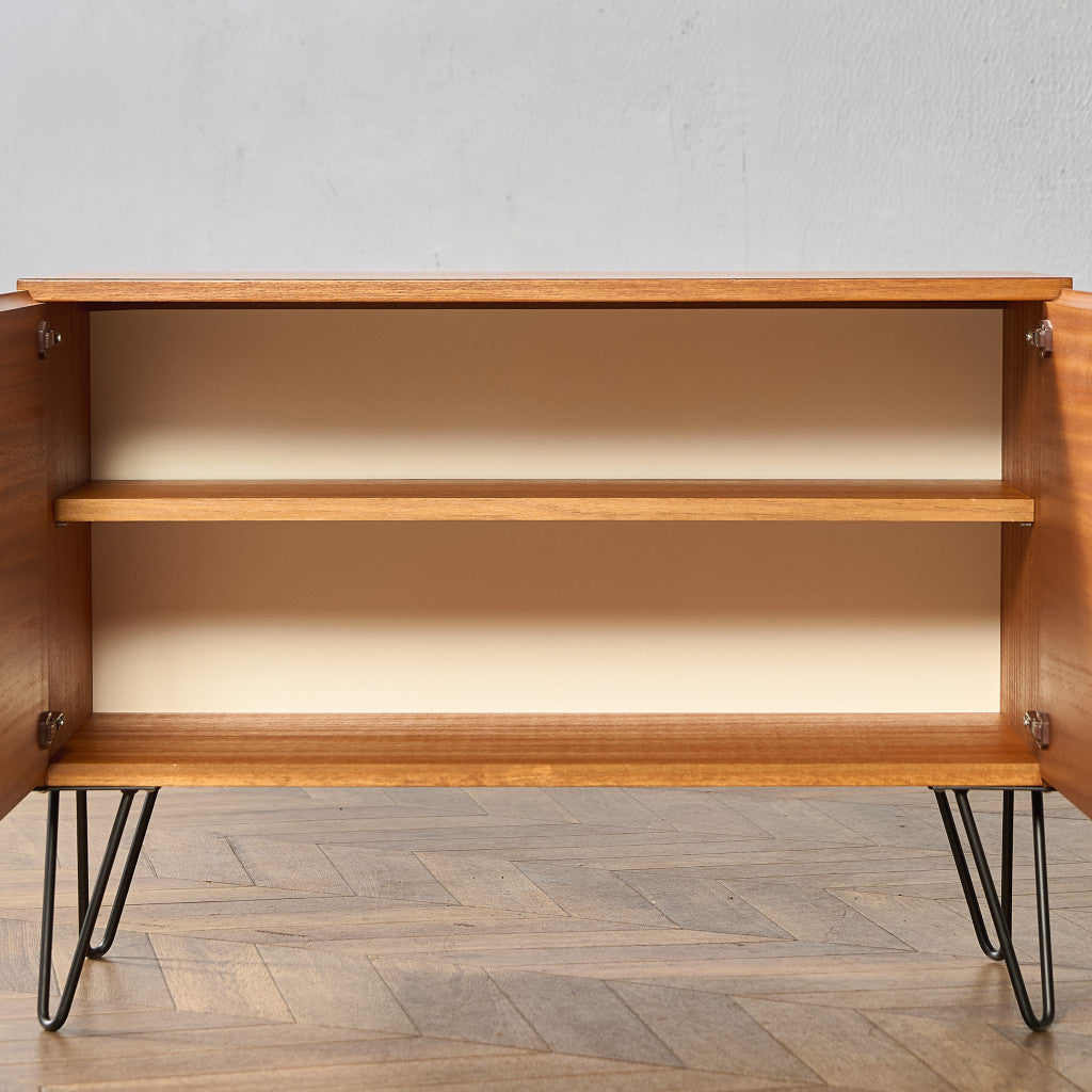 ヴィンテージ サイドボード カスタム アイアン ヘアピンレッグ