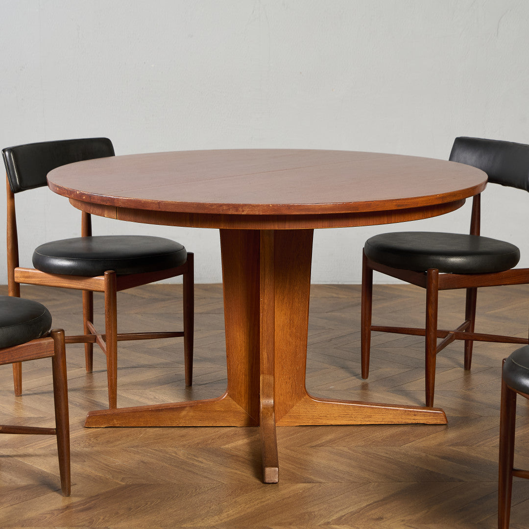 バンハード・ペダーセンアンドサン Bernhard. Pedersen & Son ヴィンテージ エクステンション ダイニングテーブル #89649