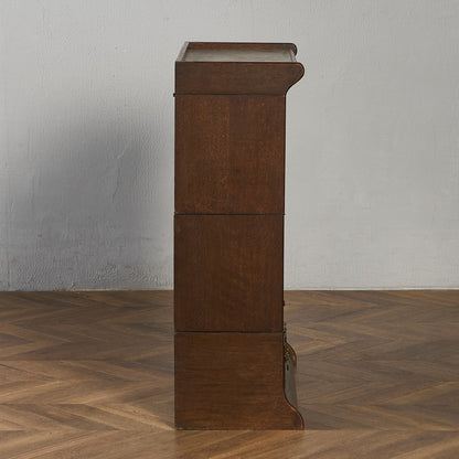 英国 アンティーク スタッキングブックケース 食器棚